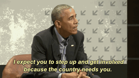 Obama saying your country needs you